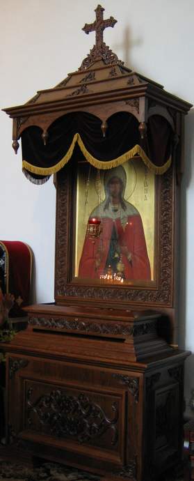 Икона и мощи (правая длань (рука)) святой мученицы Татианы - покровительницы студентов. 