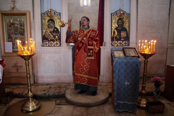 Литургия в Покрова на Нерли Литургия в Покрова на Нерли