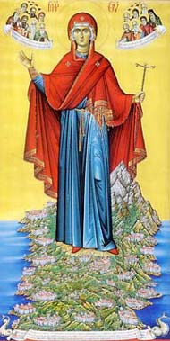 икона Божией Матери "Игумения Афонской Горы"